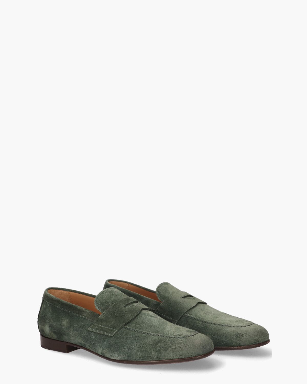 464-04 Groen Herenloafers