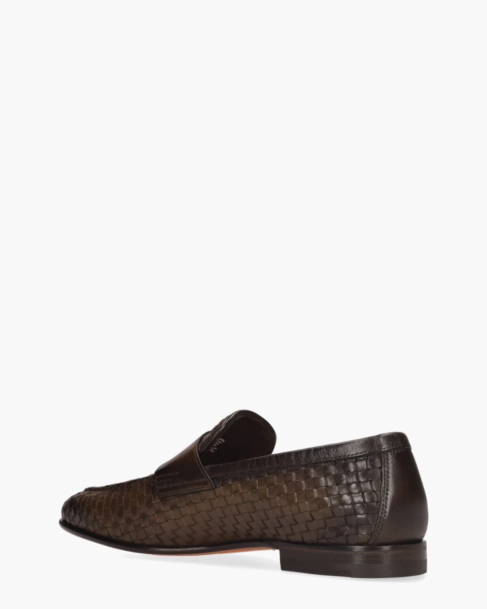 13903 Donkerbruin Herenloafers