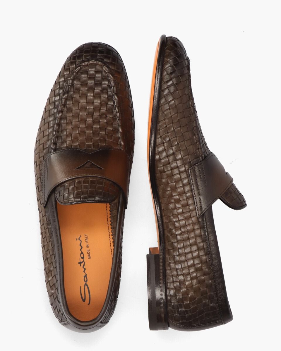 13903 Donkerbruin Herenloafers