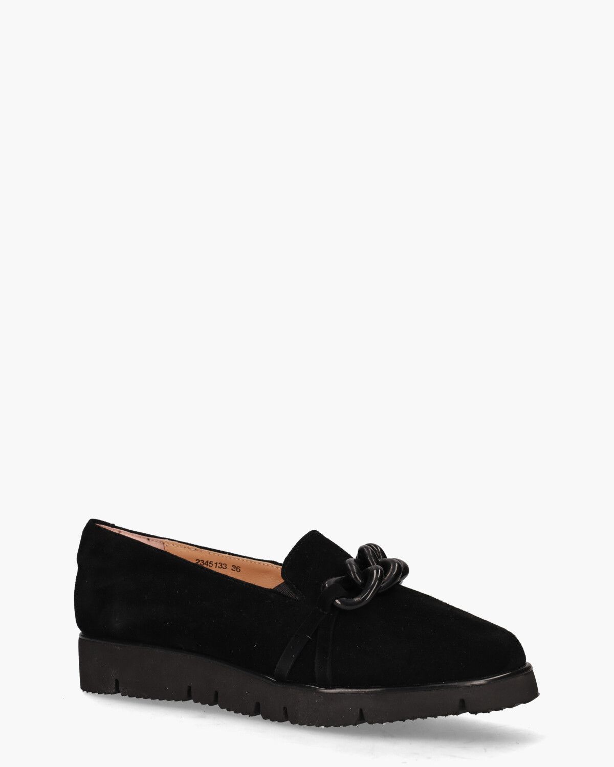 Sianna Zwart Damesloafers