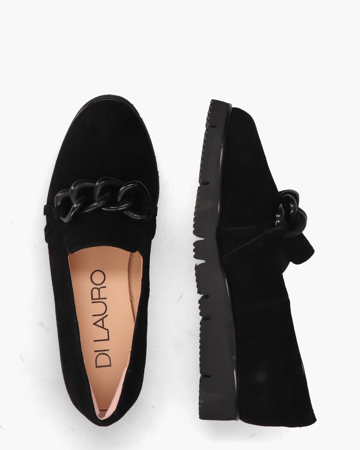 Sianna Zwart Damesloafers