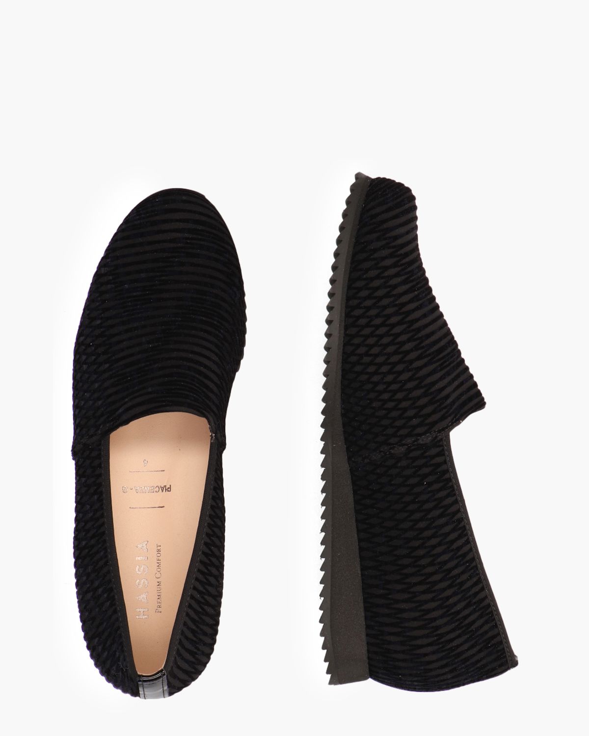 Piacenza Zwart Damesloafers