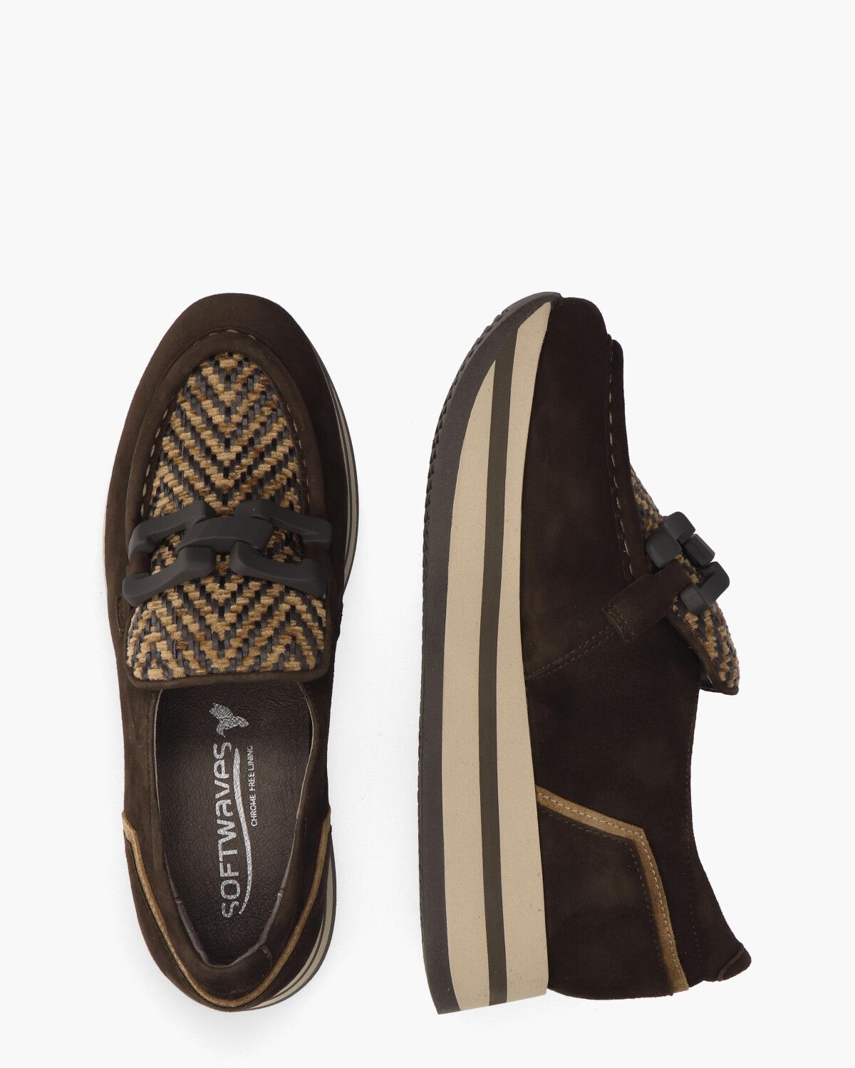 Celine Donkerbruin Damesloafers