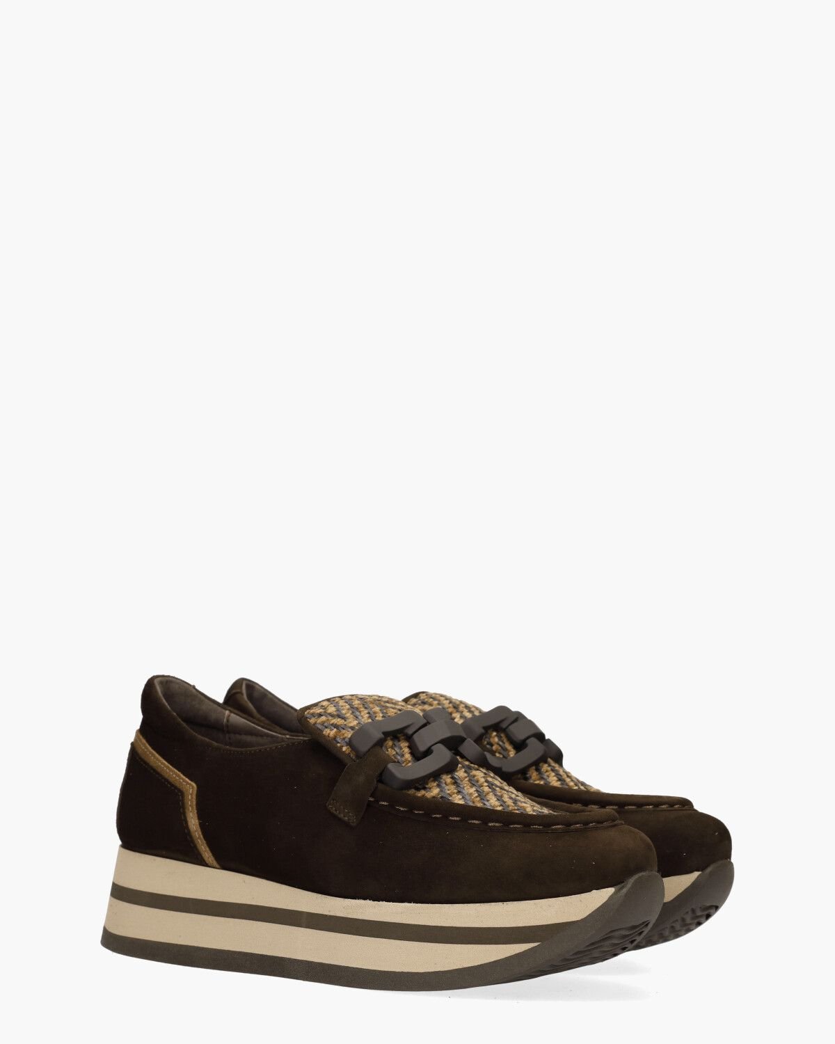 Celine Donkerbruin Damesloafers