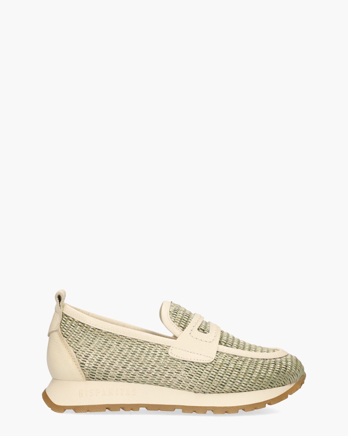 RHV254043 Lichtgroen/Off-White Damesloafers