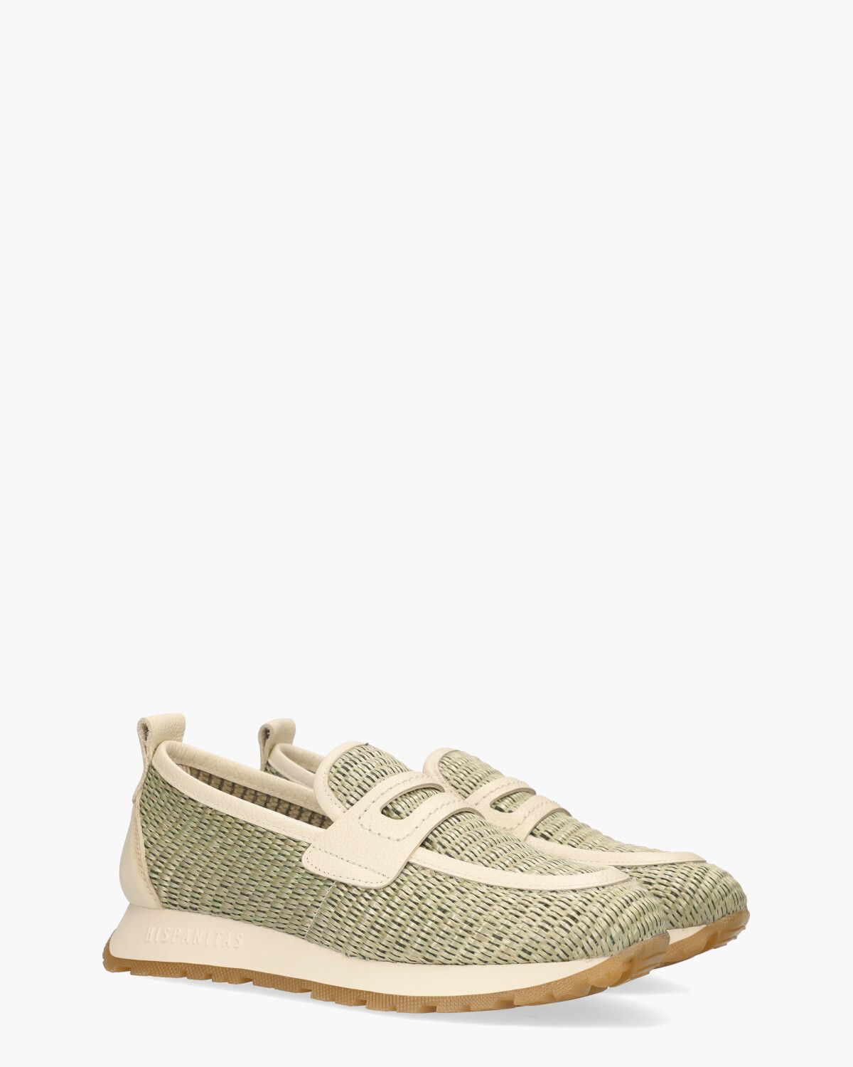 RHV254043 Lichtgroen/Off-White Damesloafers