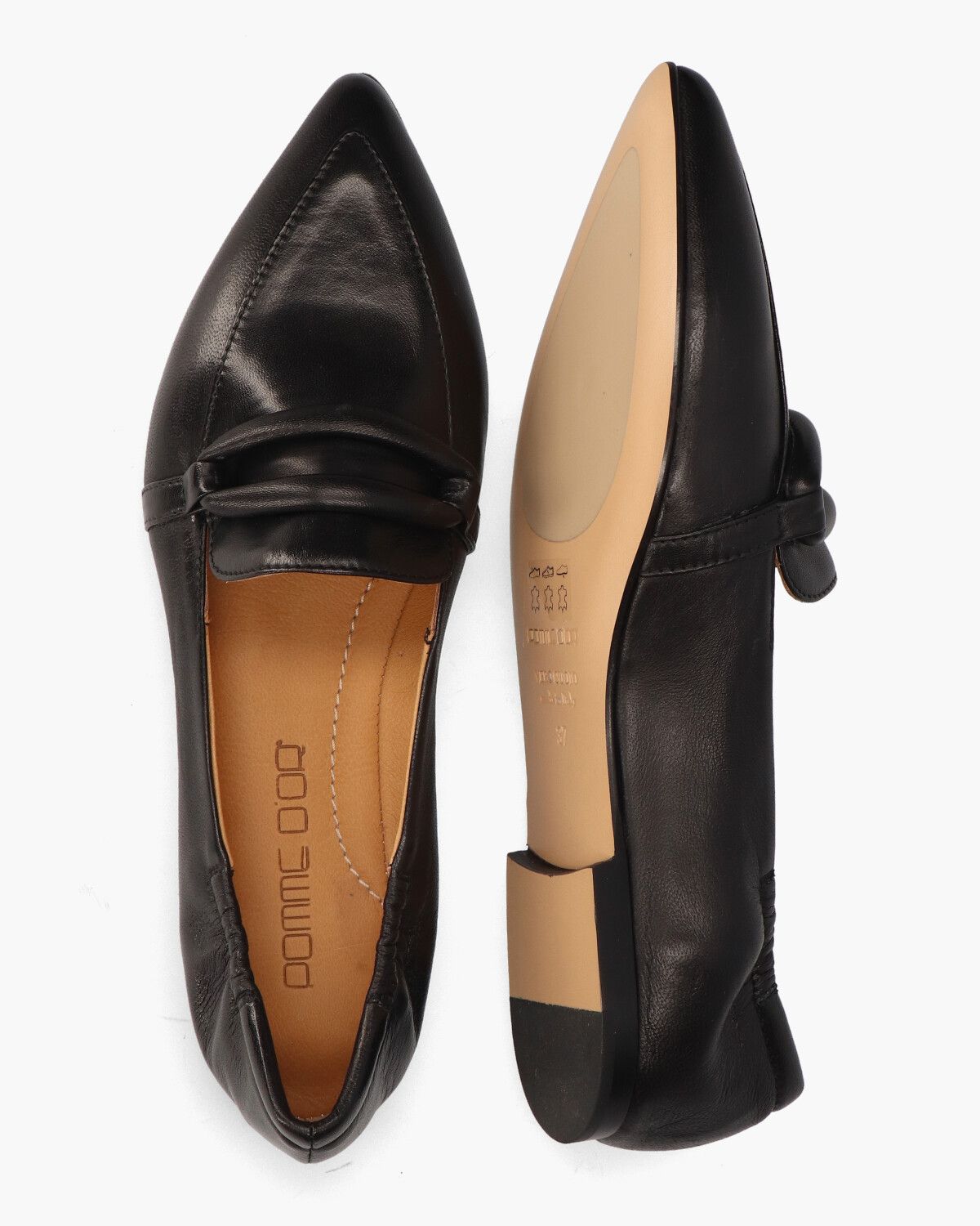 Grace 0125D Zwart Damesloafers