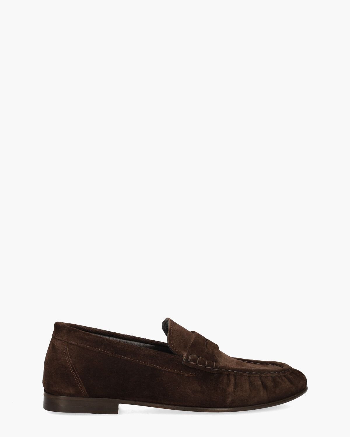 Penny Loafer Wrinkle Donkerbruin Damesloafers