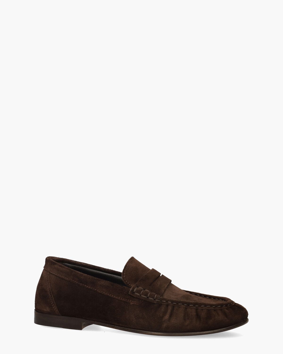 Penny Loafer Wrinkle Donkerbruin Damesloafers