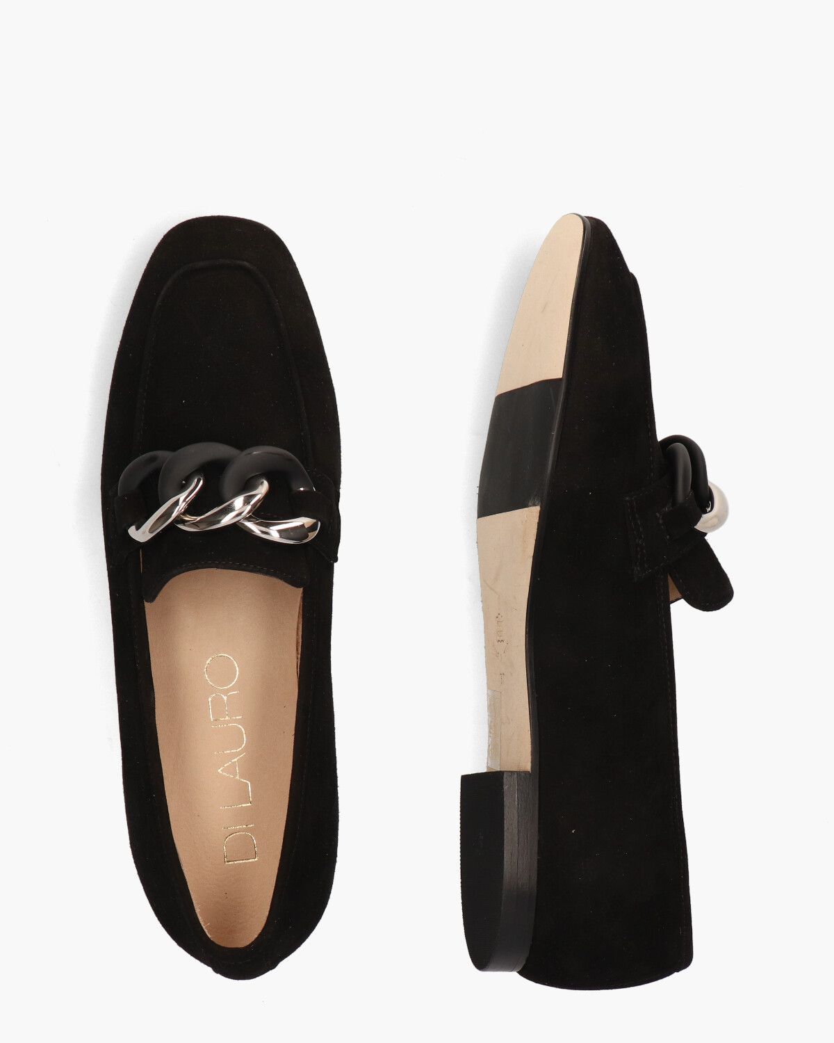 Orlanda Zwart Damesloafers