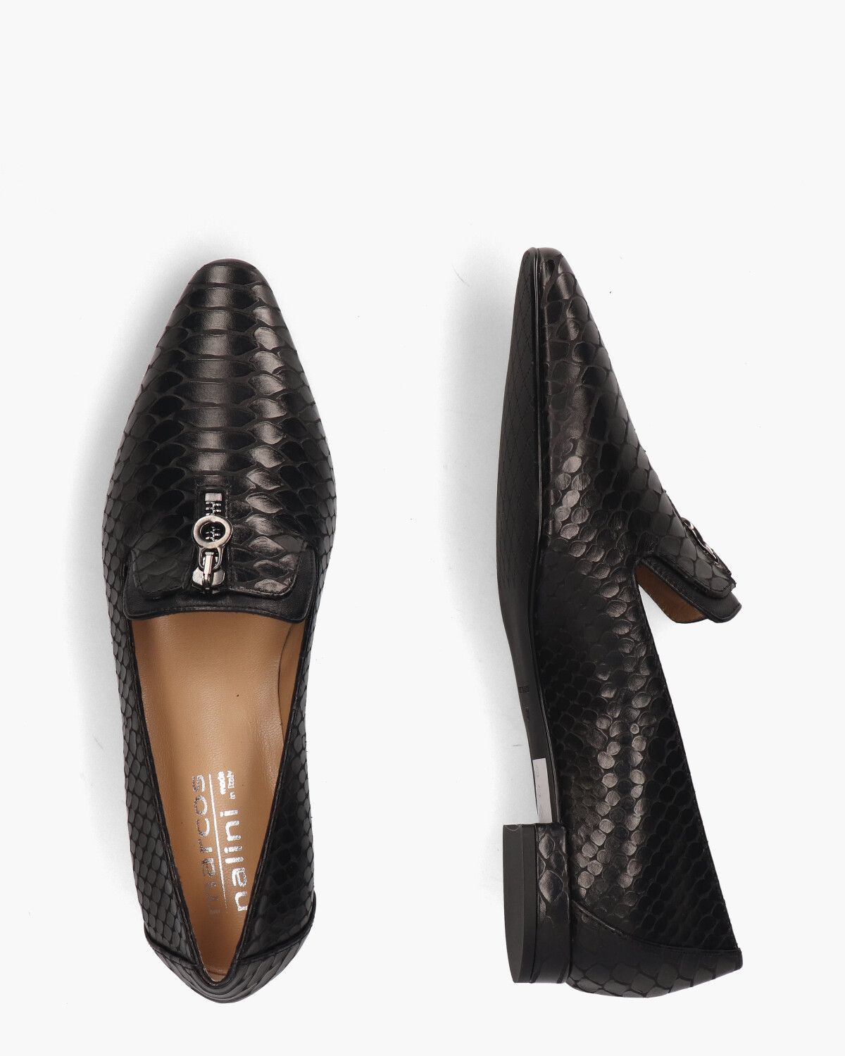 19I020 Zwart Damesloafers