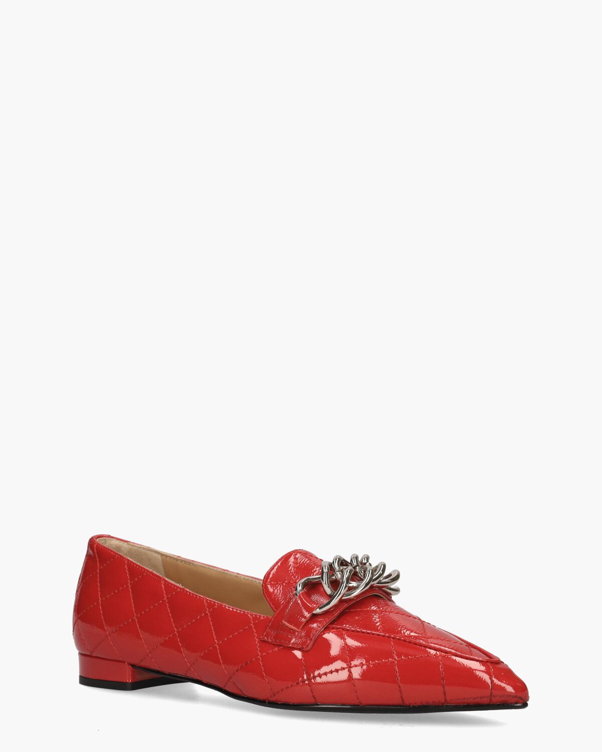 23I048 Rood Damesloafers