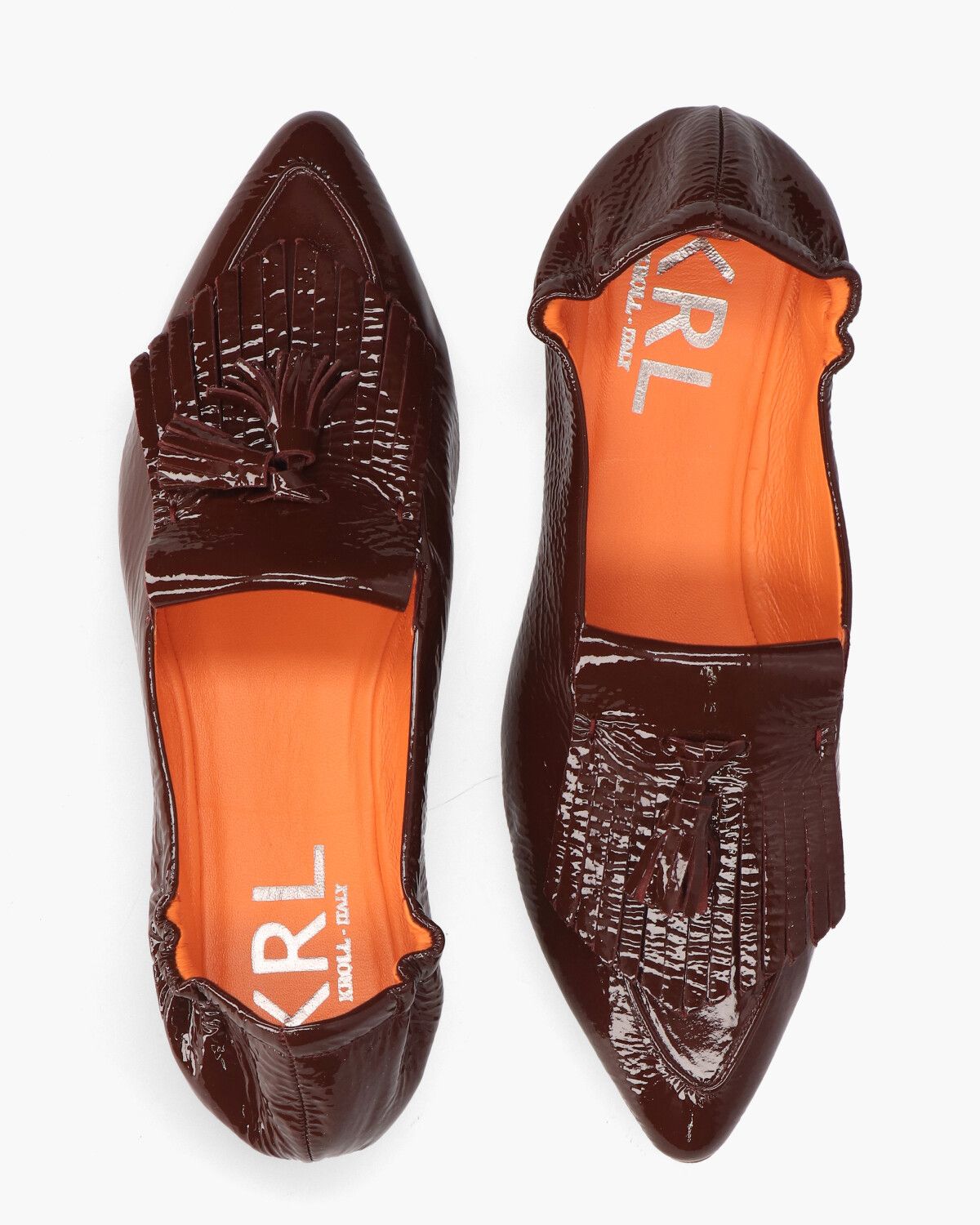 Wedge 5C Bordeauxrood Damesloafers
