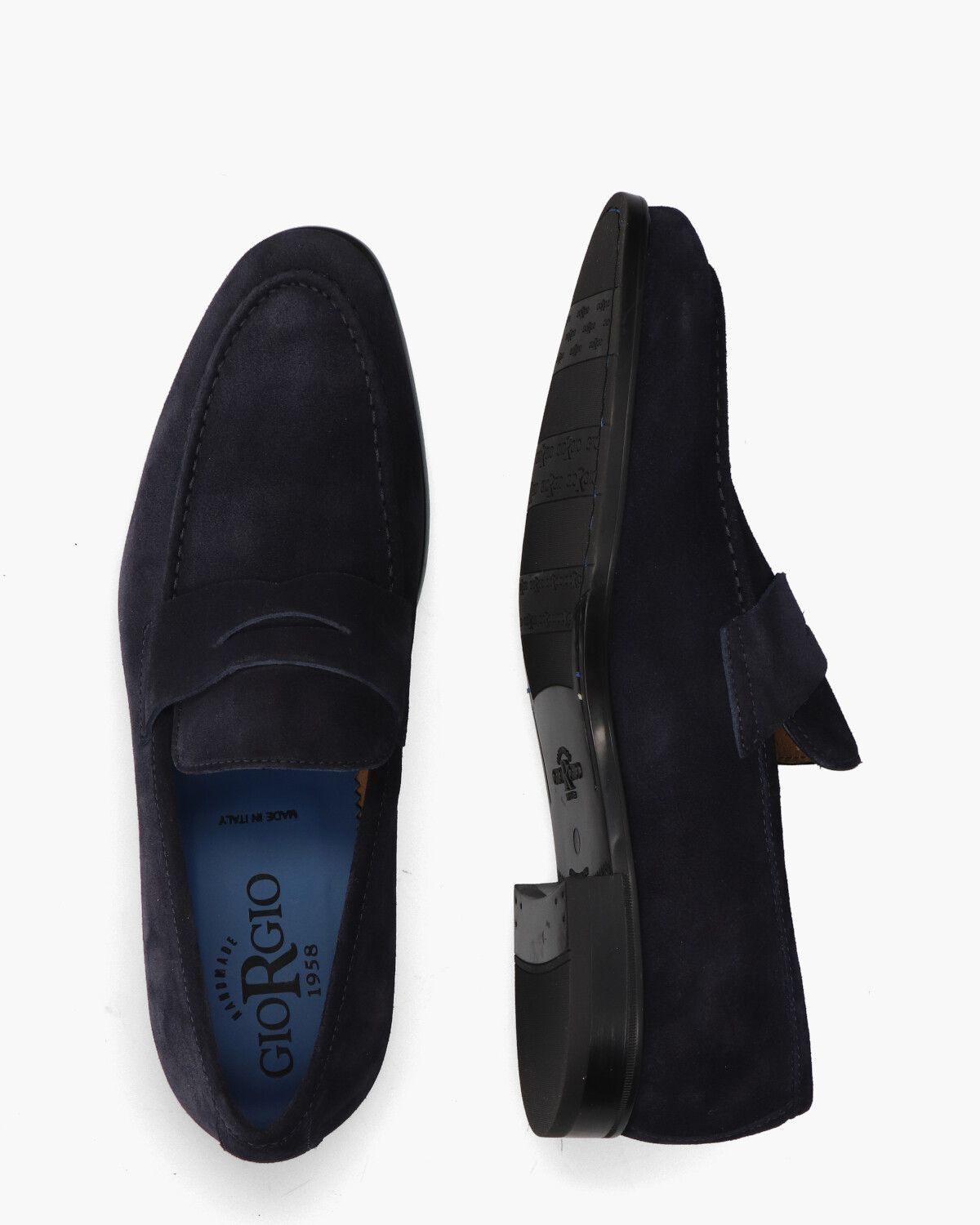 50504 Donkerblauw Herenloafers