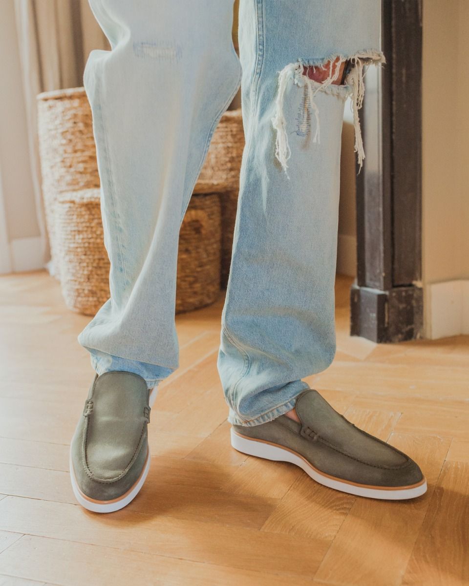 25117 Groen Herenloafers