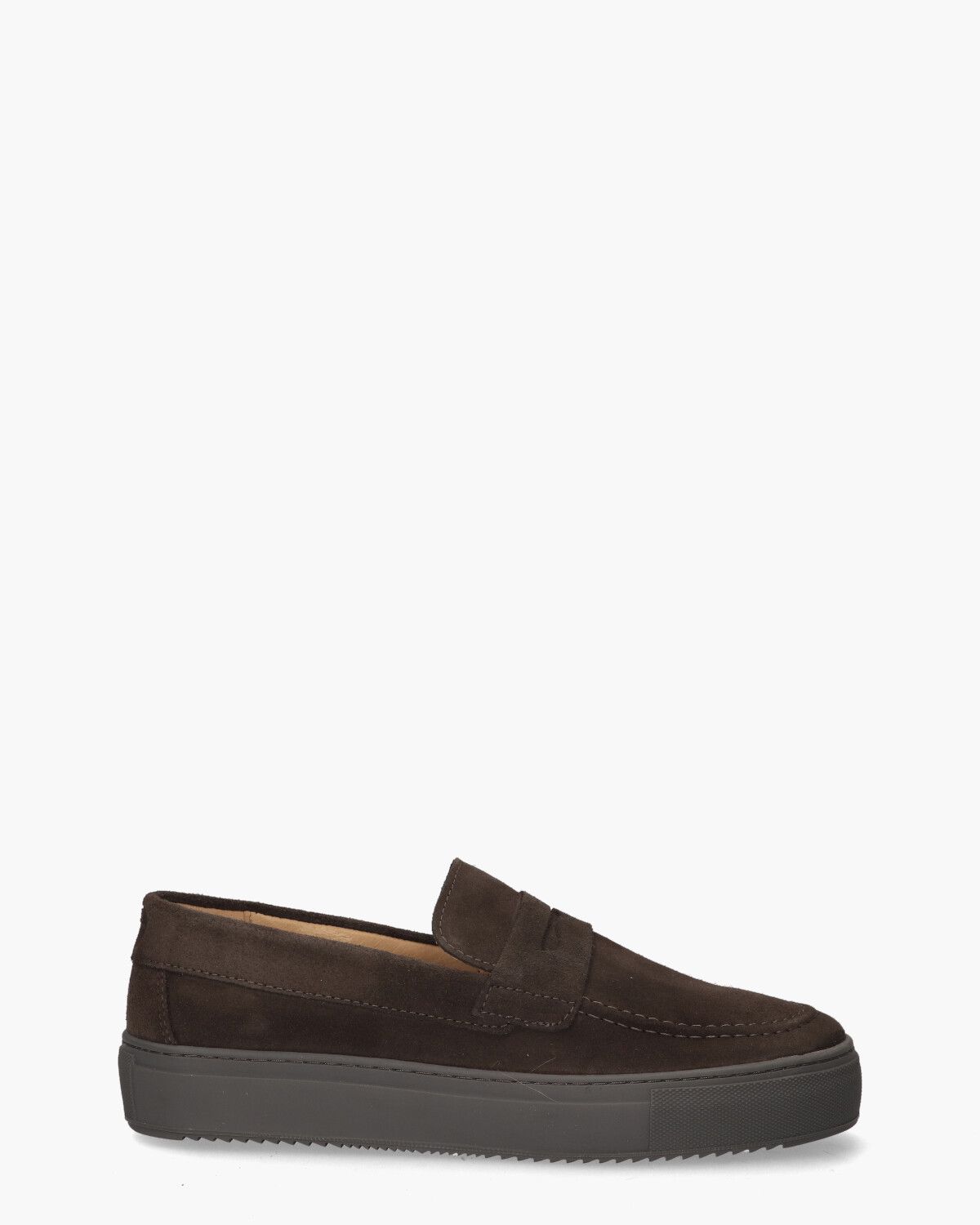 Christian Men 1-P Donkergrijs Herenloafers