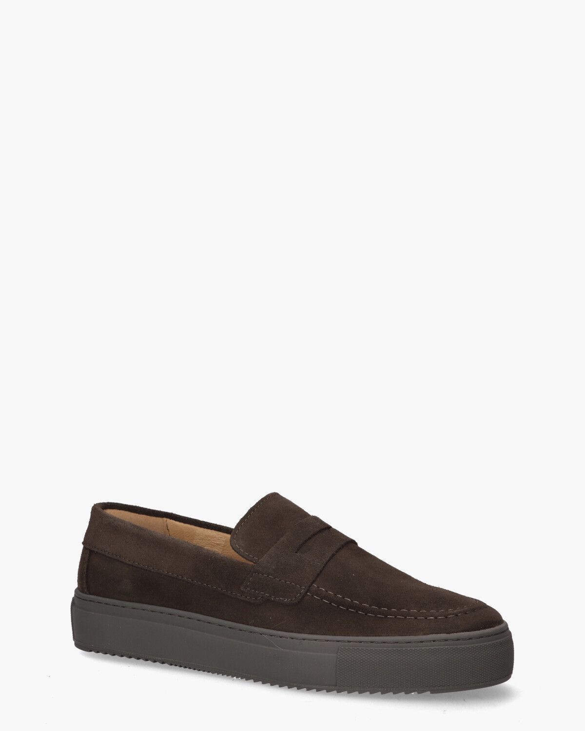 Christian Men 1-P Donkergrijs Herenloafers