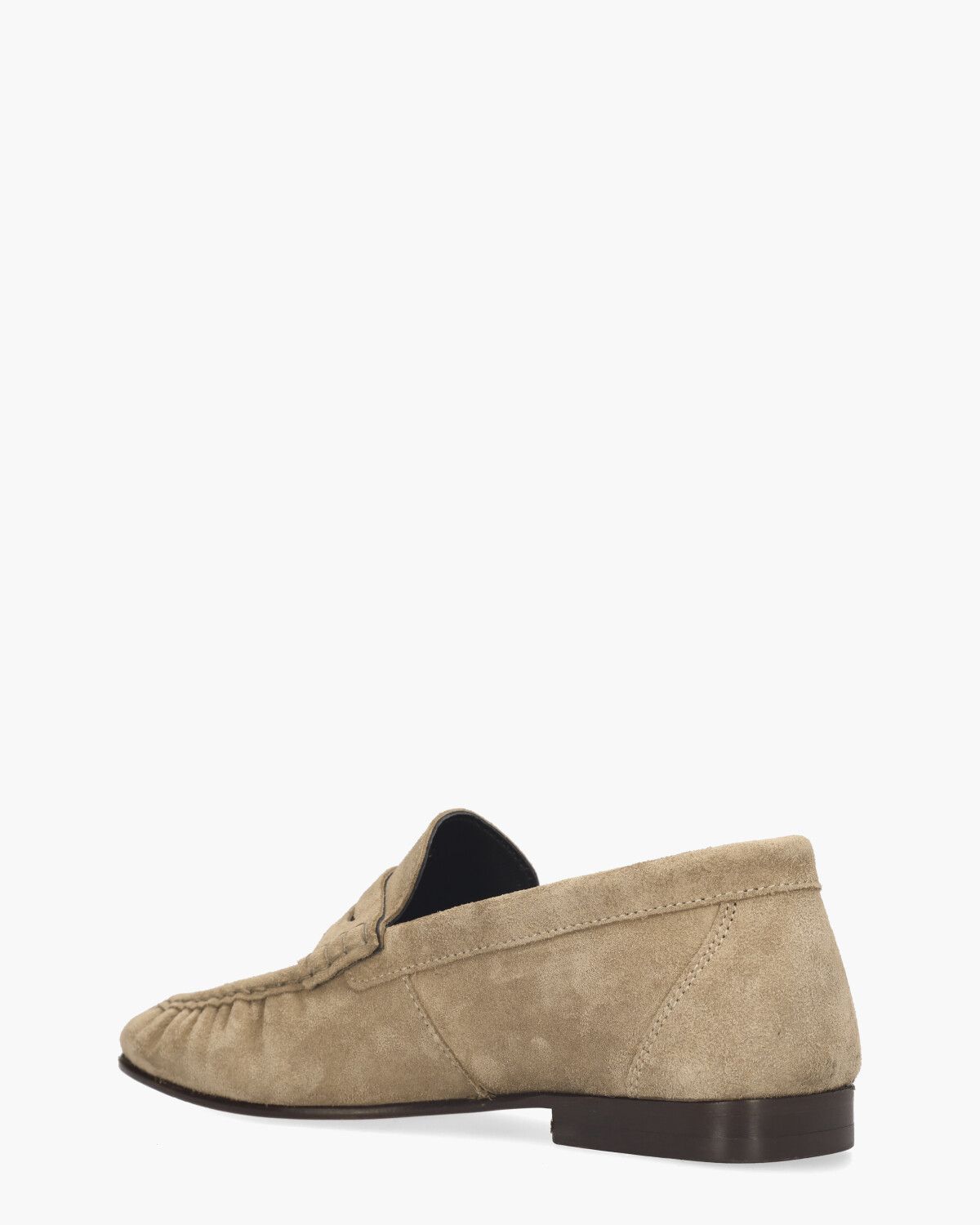 Penny Loafer Wrinkle Taupe Damesloafers