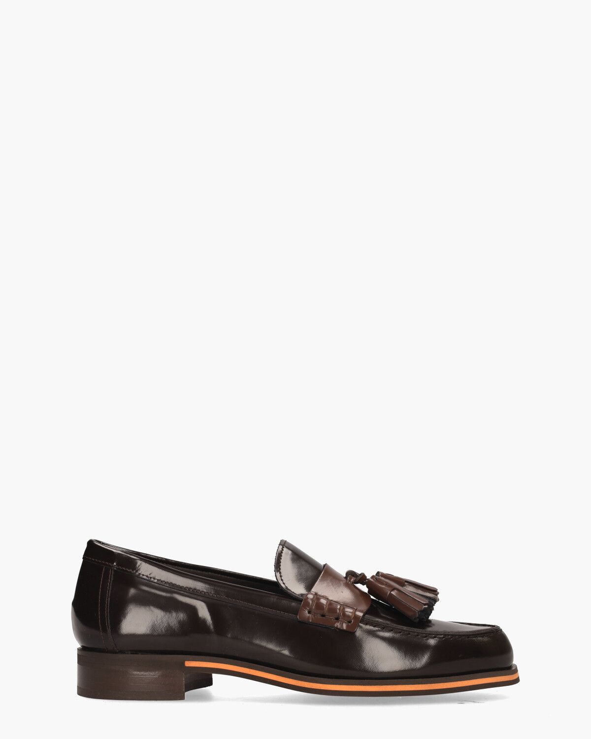 32746 Donkerbruin Damesloafers