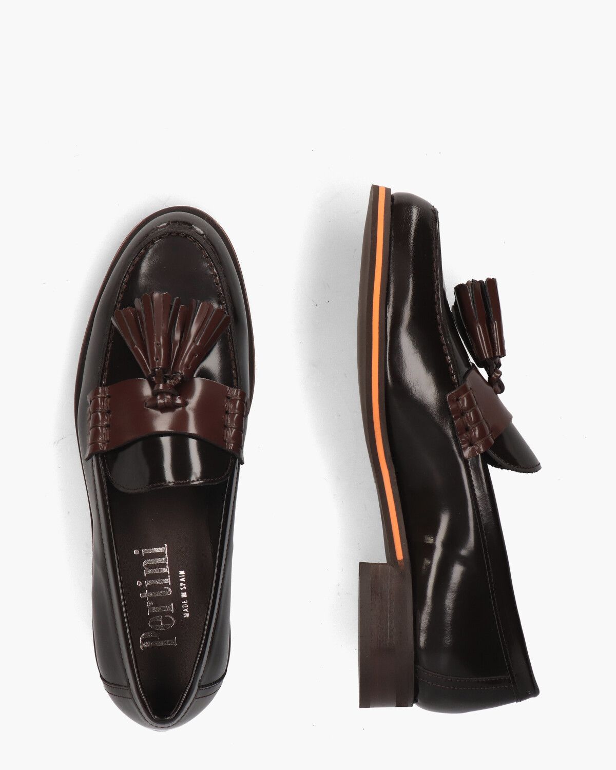 32746 Donkerbruin Damesloafers