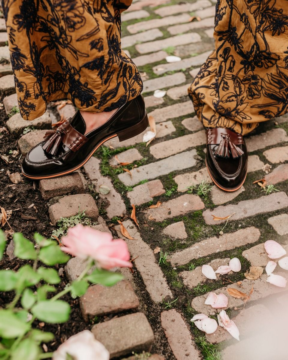 32746 Donkerbruin Damesloafers