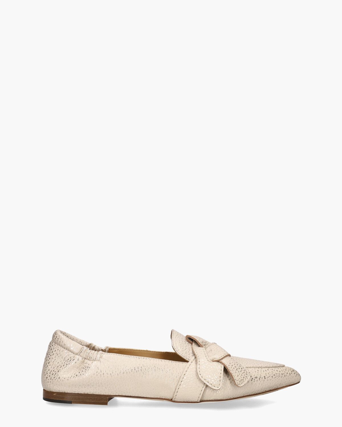Lola Rayne Off-White/Goud Damesloafers