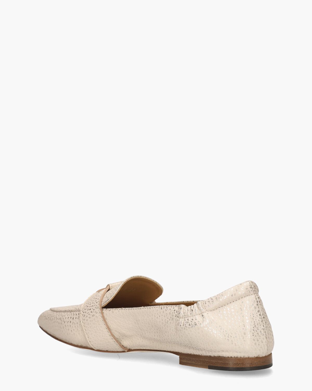 Lola Rayne Off-White/Goud Damesloafers