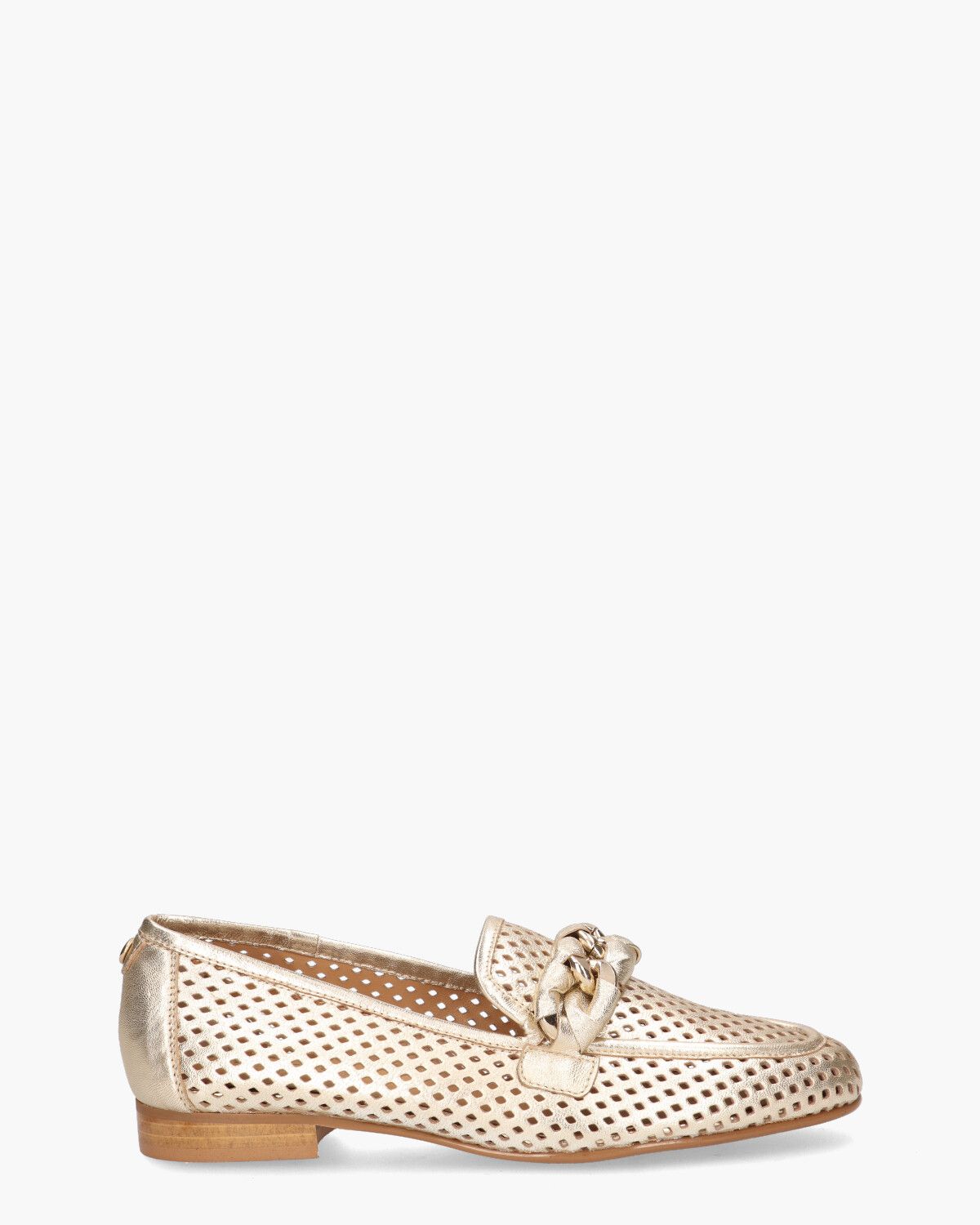 22E018 Goud Damesloafers
