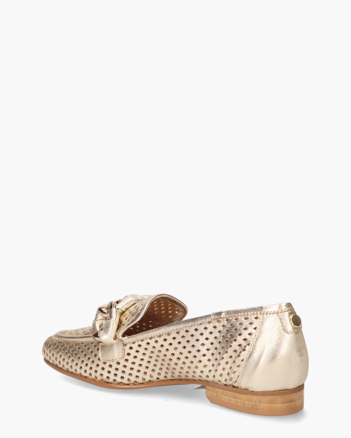 22E018 Goud Damesloafers