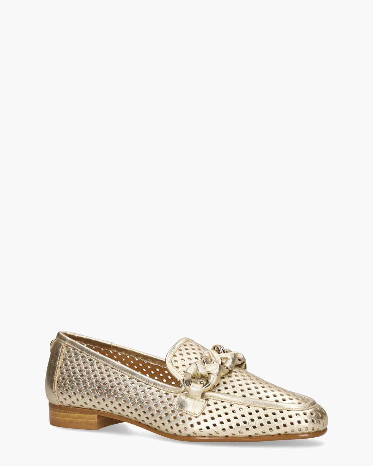 22E018 Goud Damesloafers