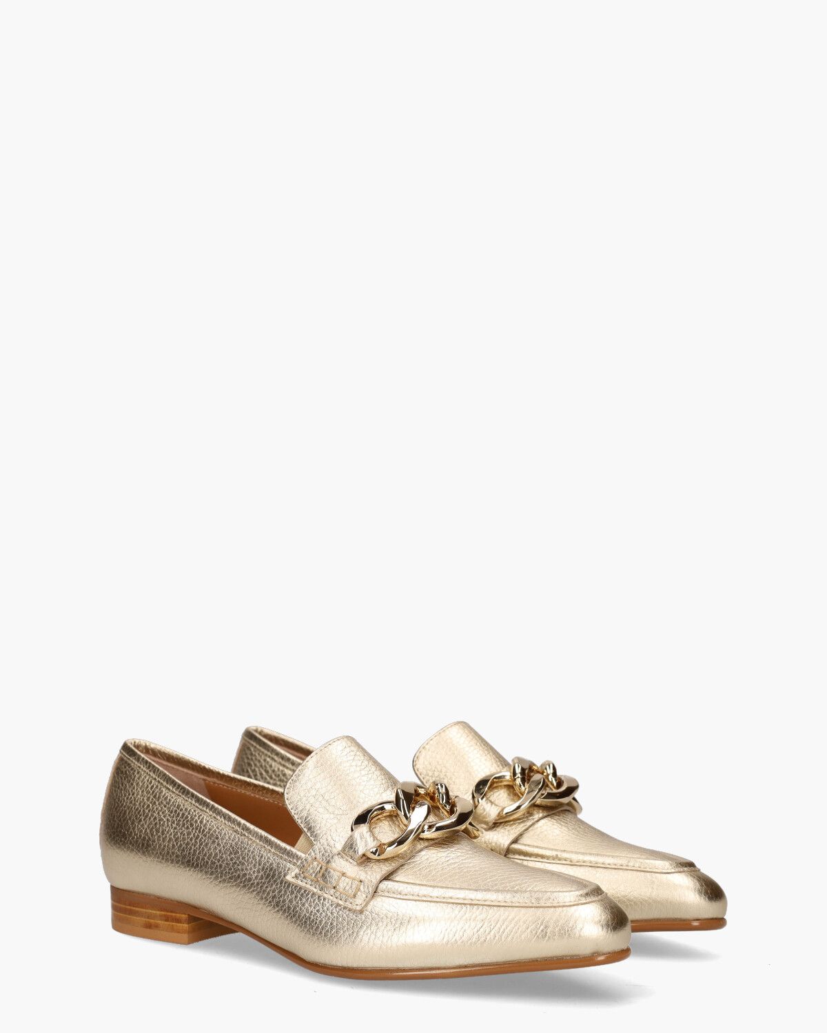 21I095 Goud Damesloafers