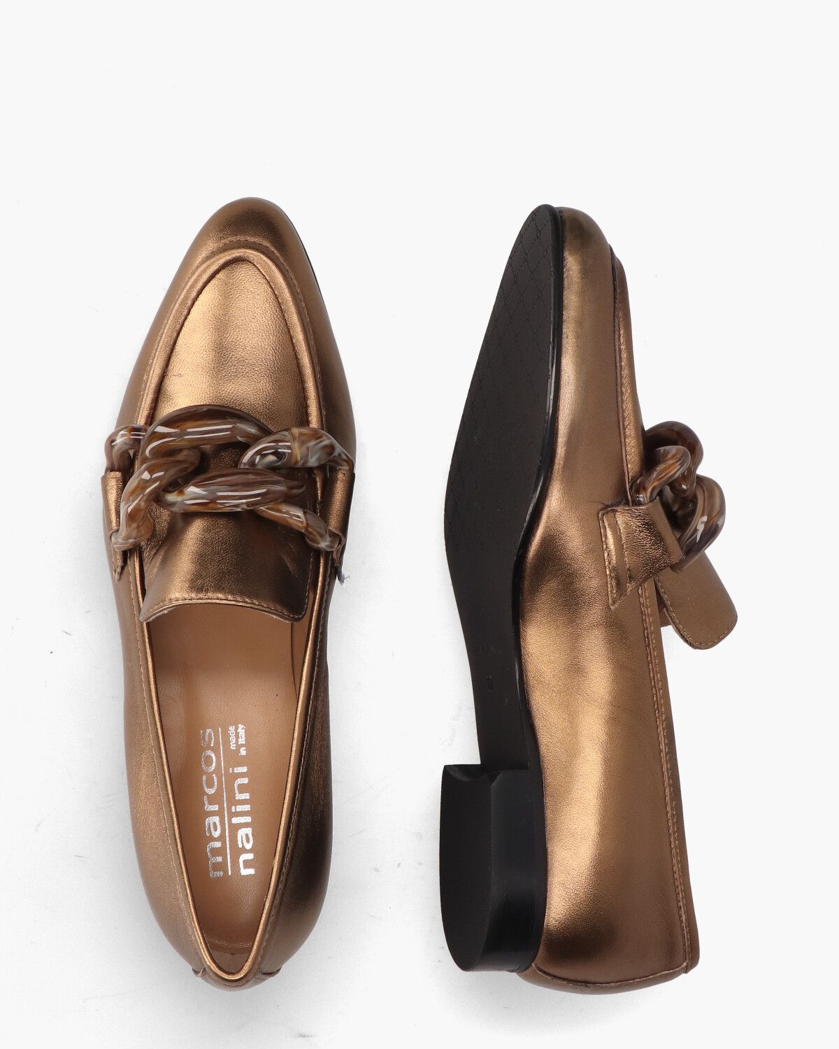 21I095A Brons Damesloafers