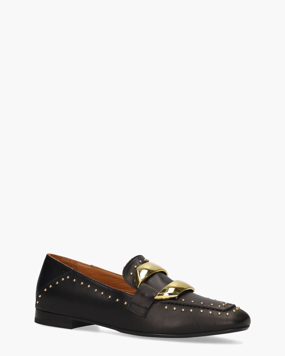 6120-1 Zwart Damesloafers