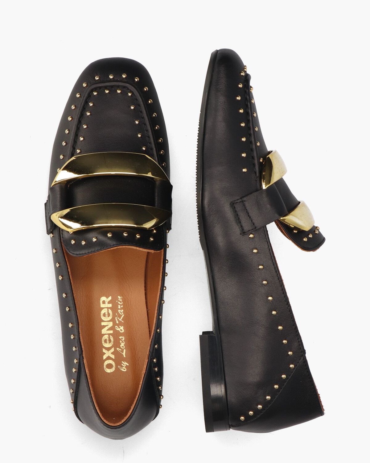 6120-1 Zwart Damesloafers