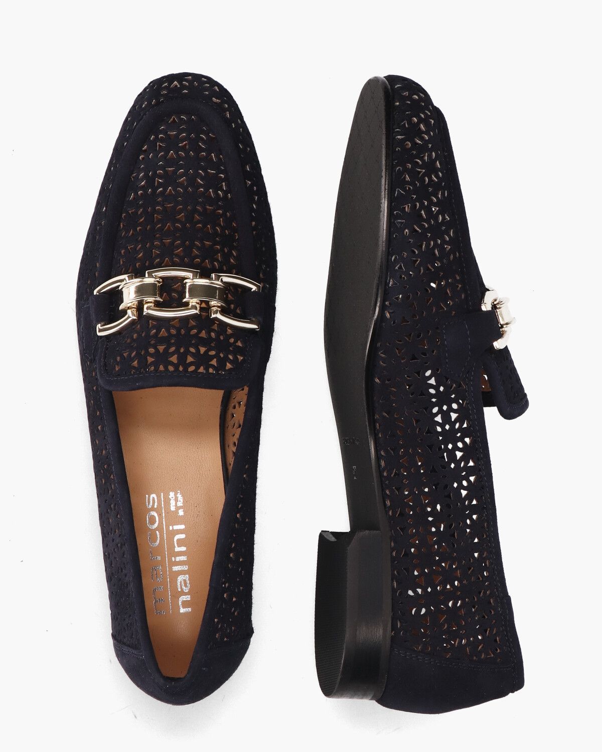 24E062 Donkerblauw Damesloafers
