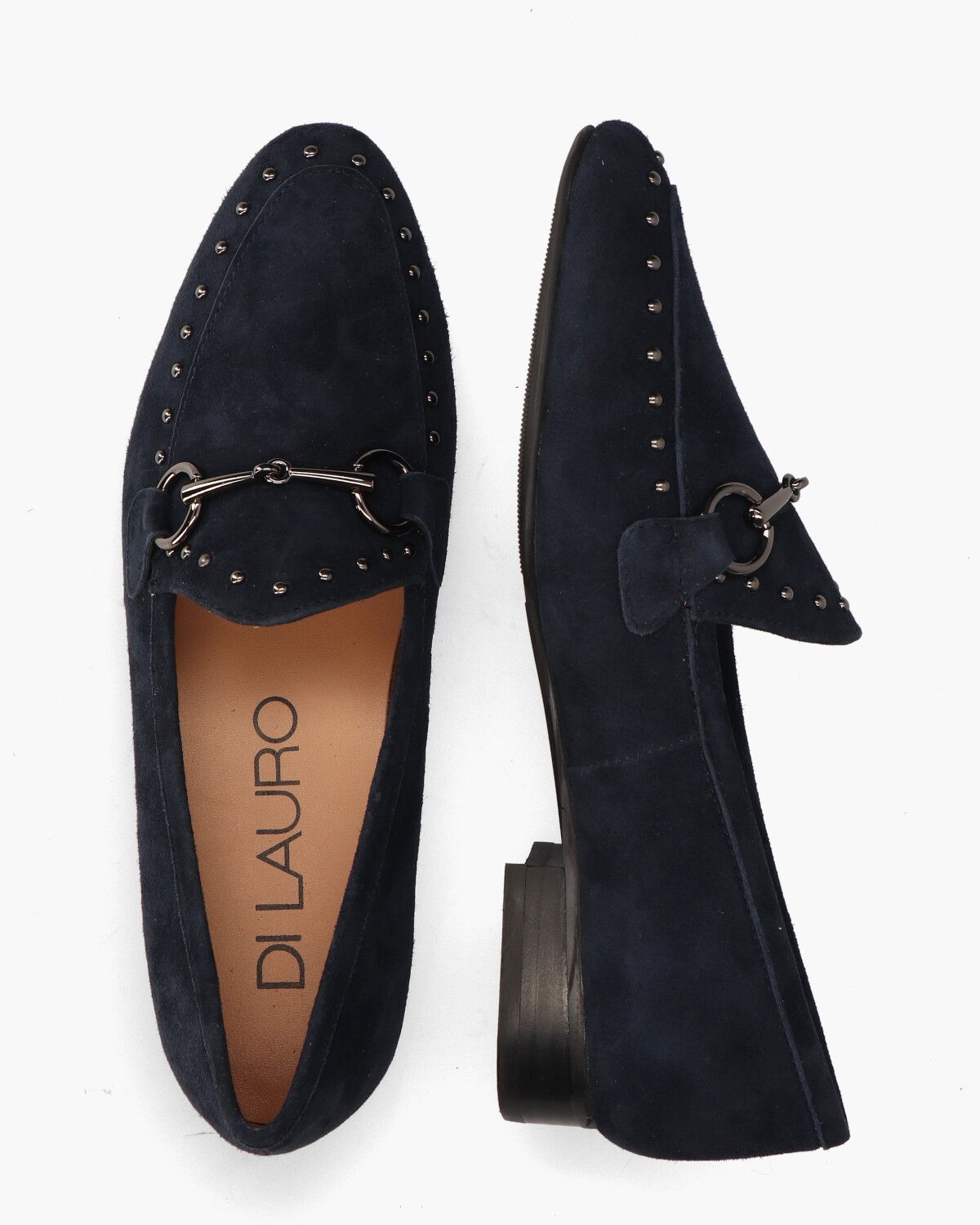 Jara Donkerblauw Damesloafers