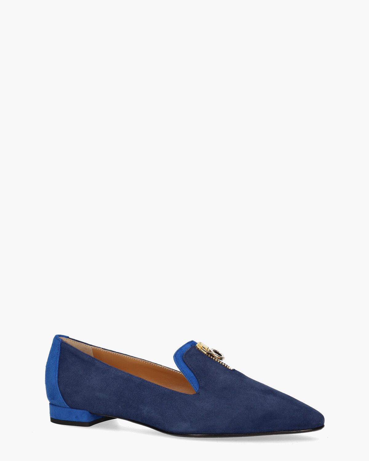 19I020 Blauw Damesloafers