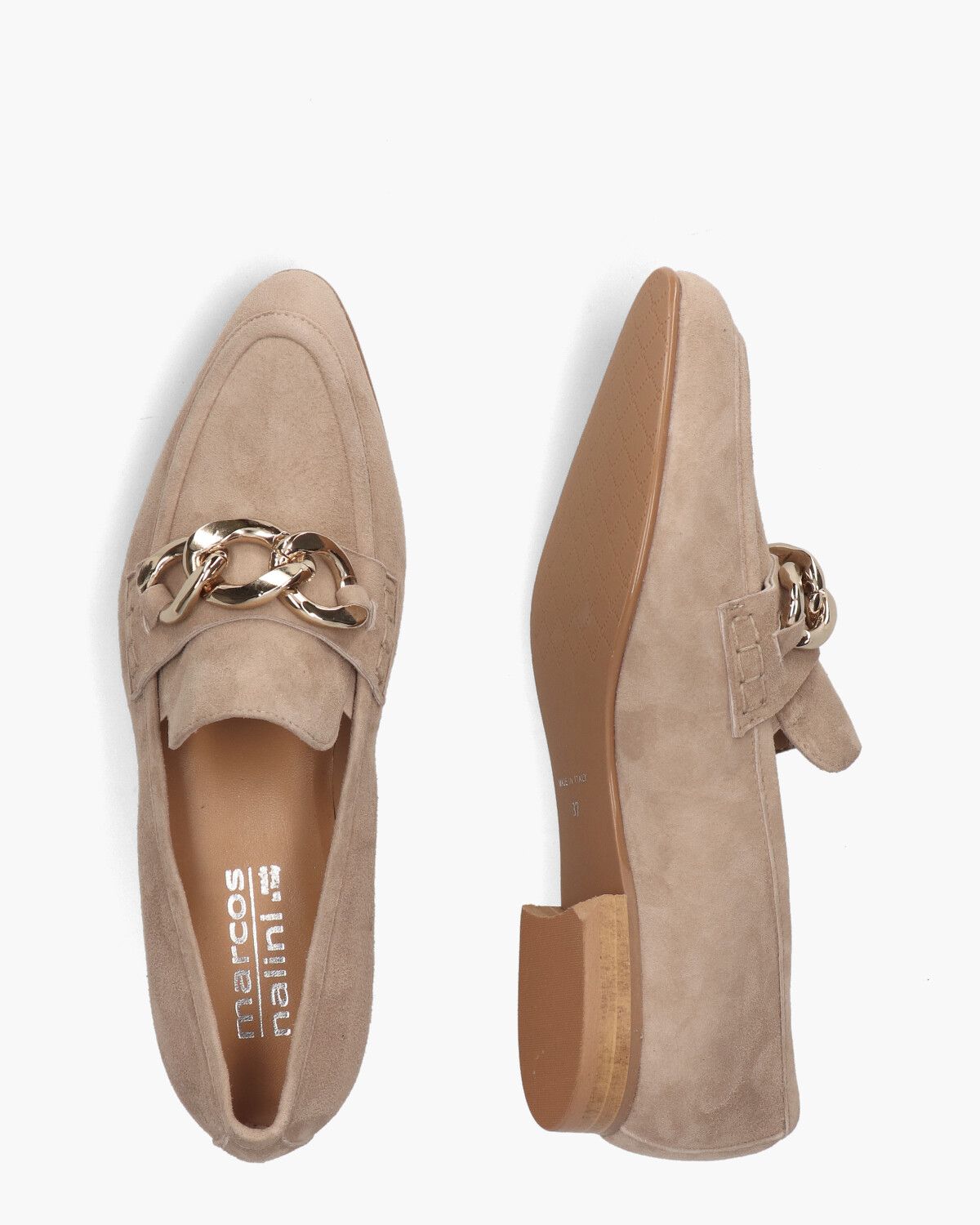 21I095 Beige Damesloafers