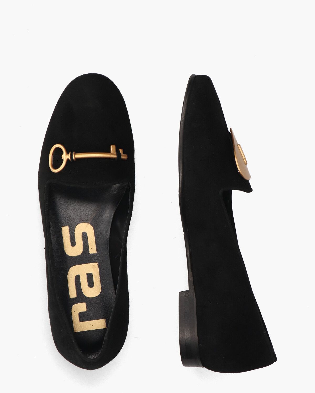 6894 Zwart Damesloafers