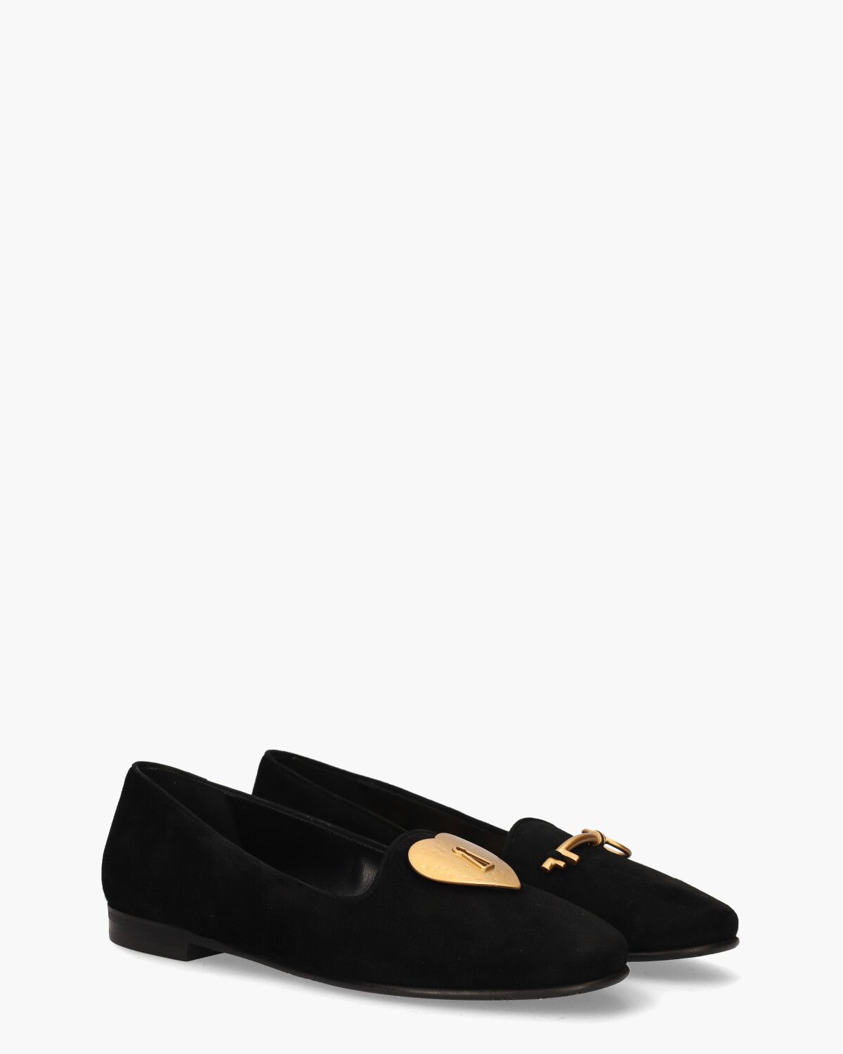 6894 Zwart Damesloafers