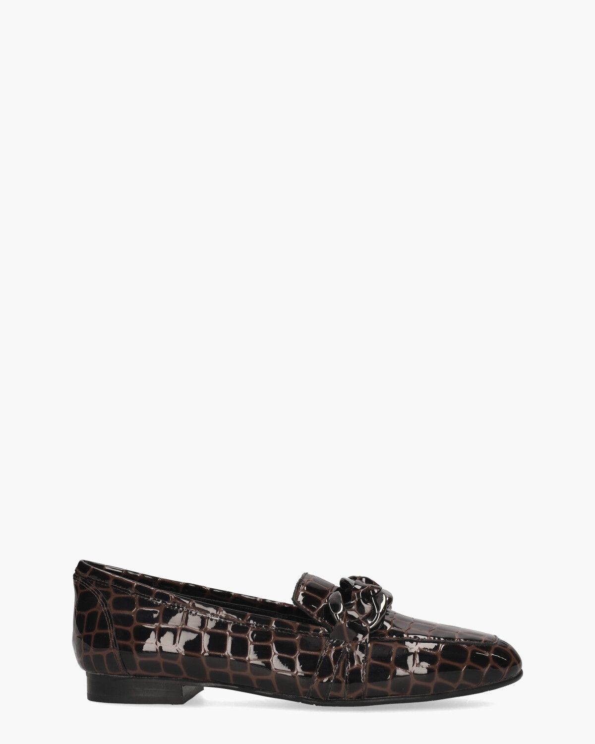 Sindy Donkerbruin Damesloafers