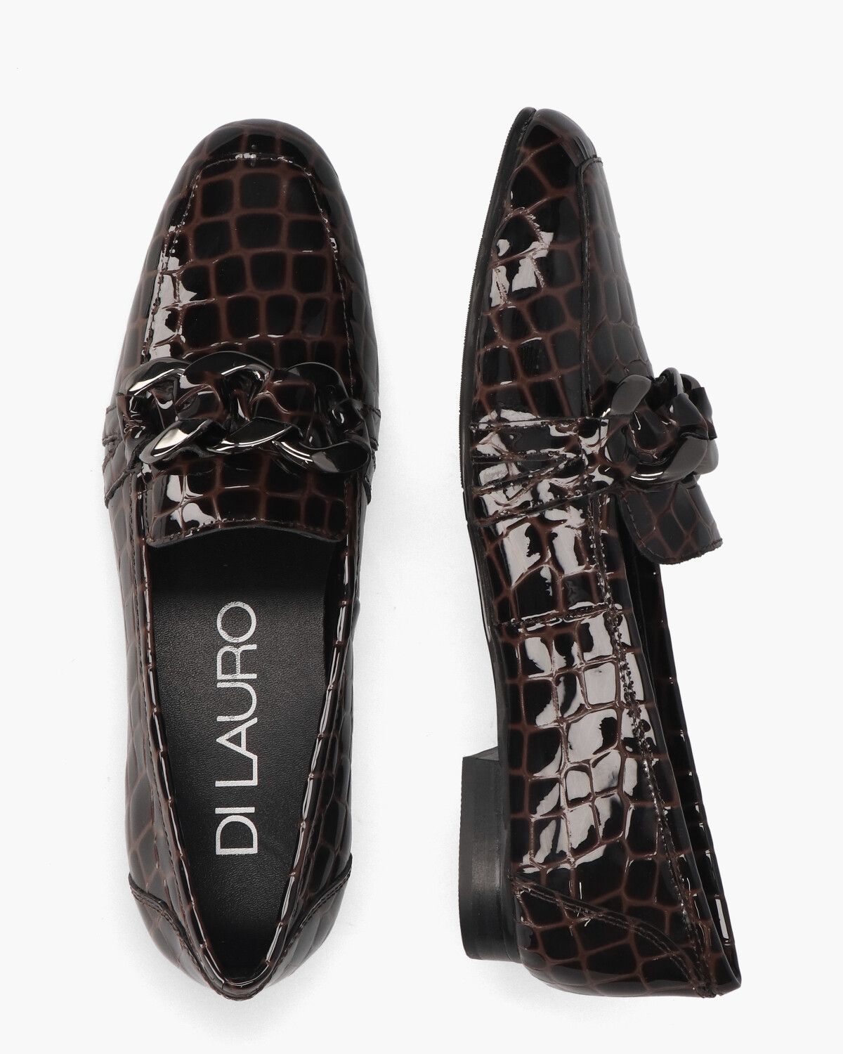Sindy Donkerbruin Damesloafers