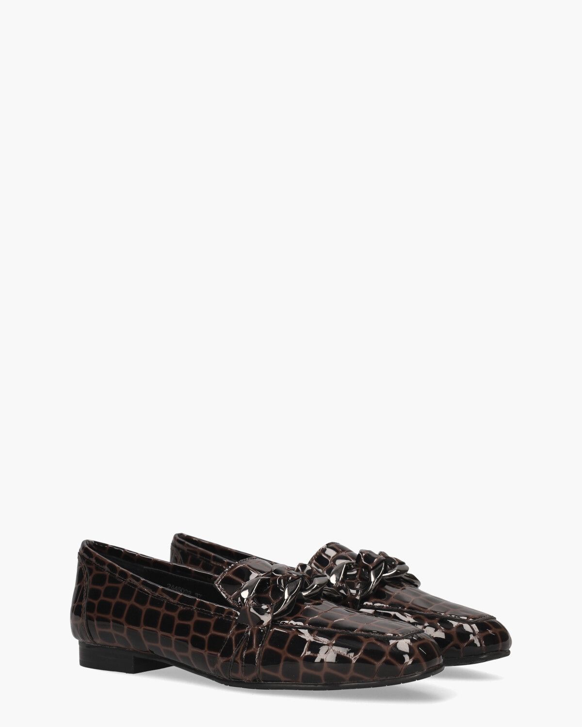Sindy Donkerbruin Damesloafers