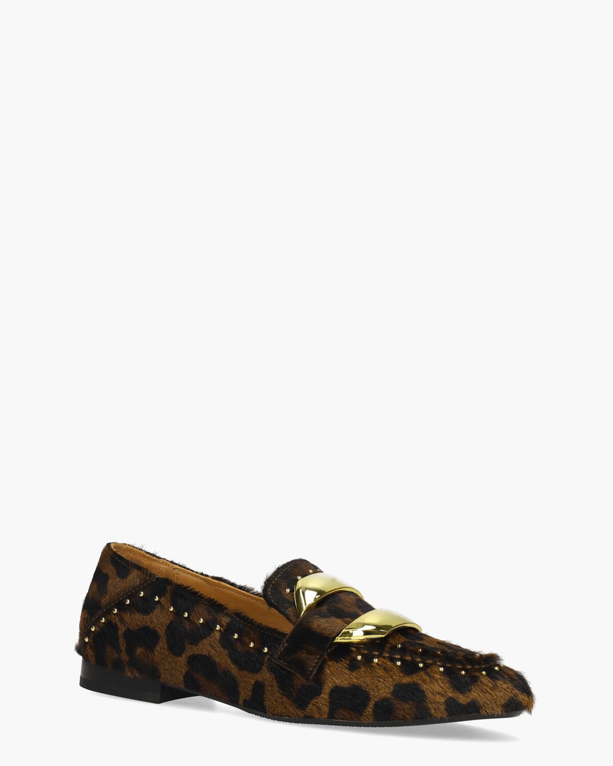 6120-8 Bruin/Zwart Damesloafers