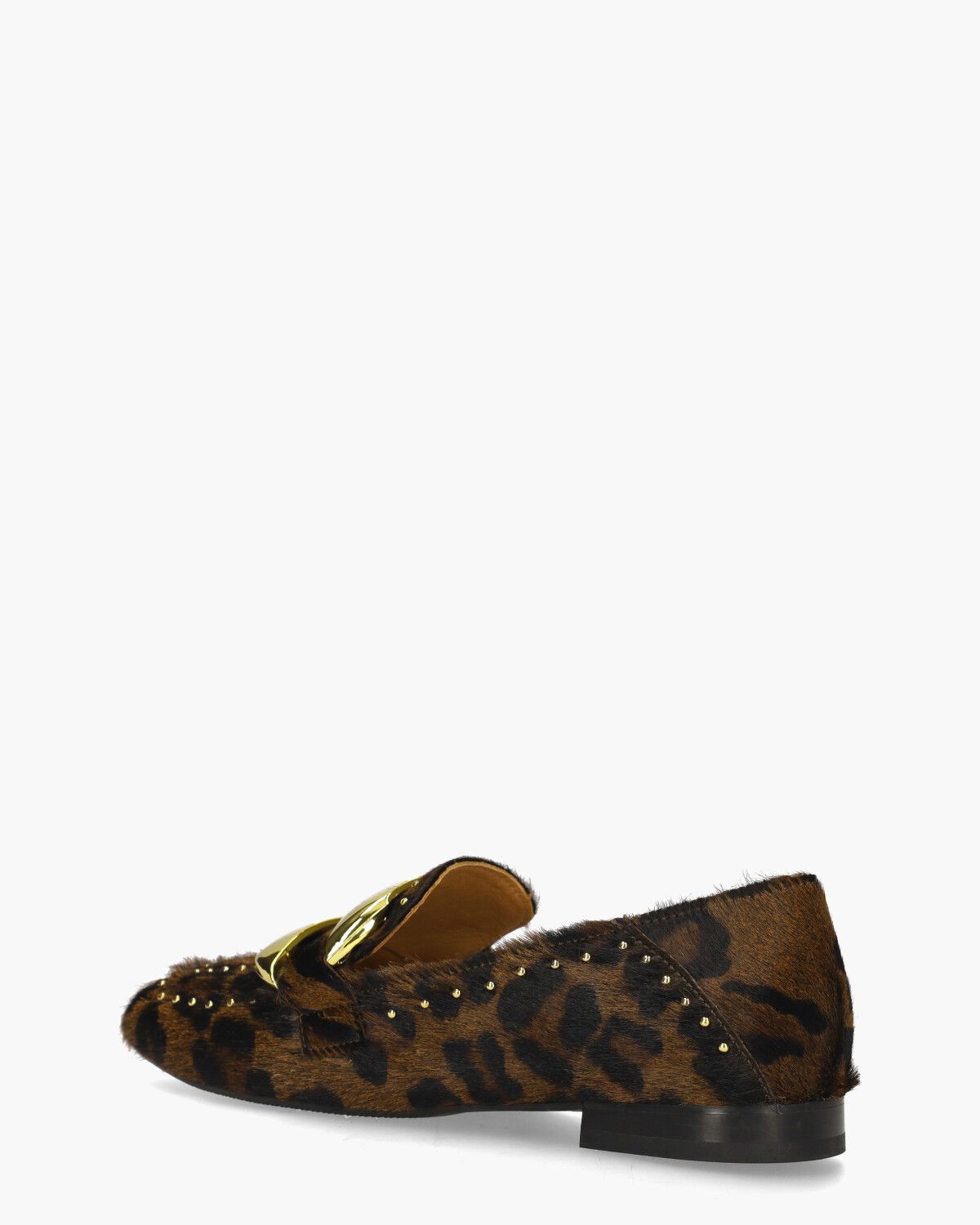 6120-8 Bruin/Zwart Damesloafers