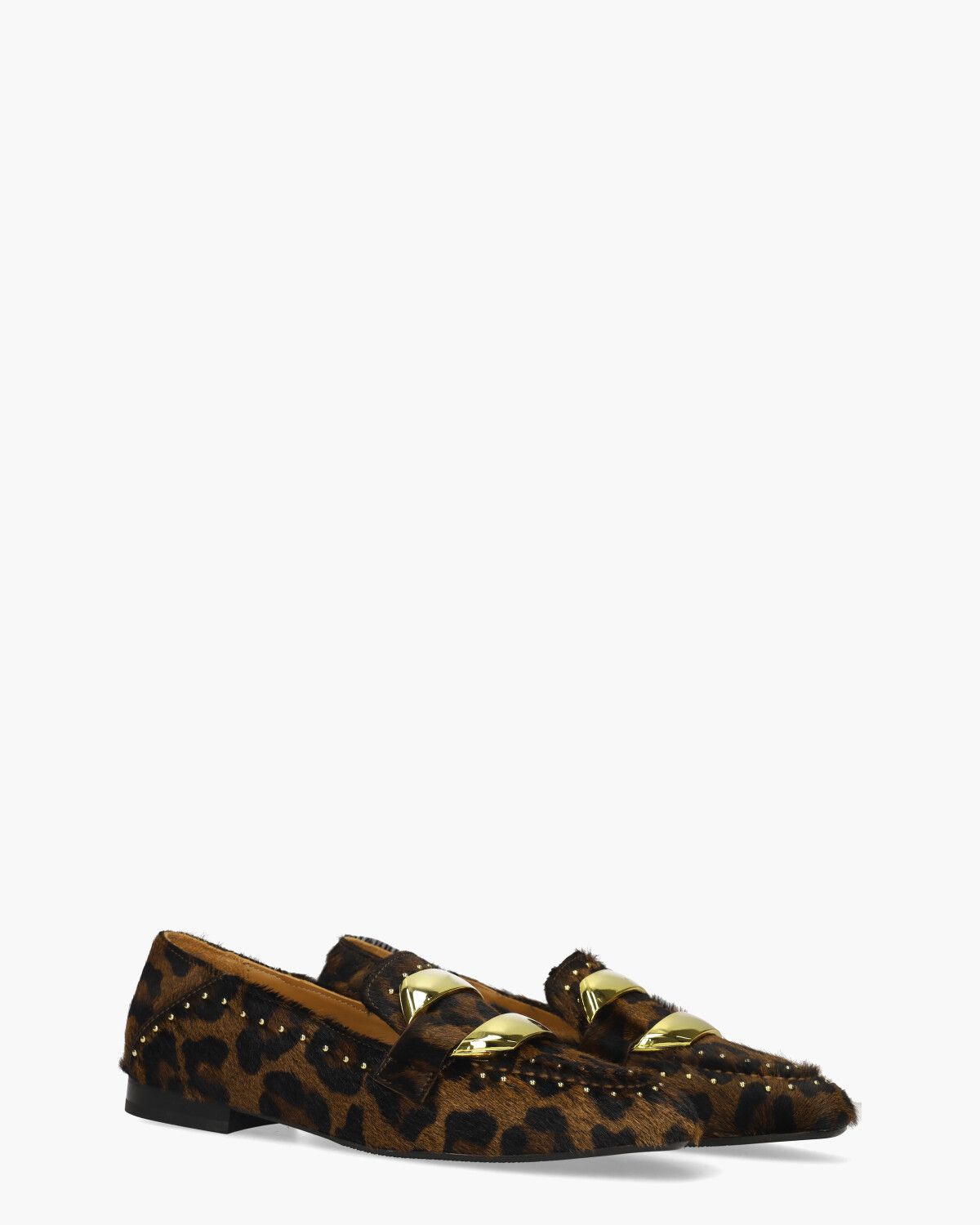6120-8 Bruin/Zwart Damesloafers