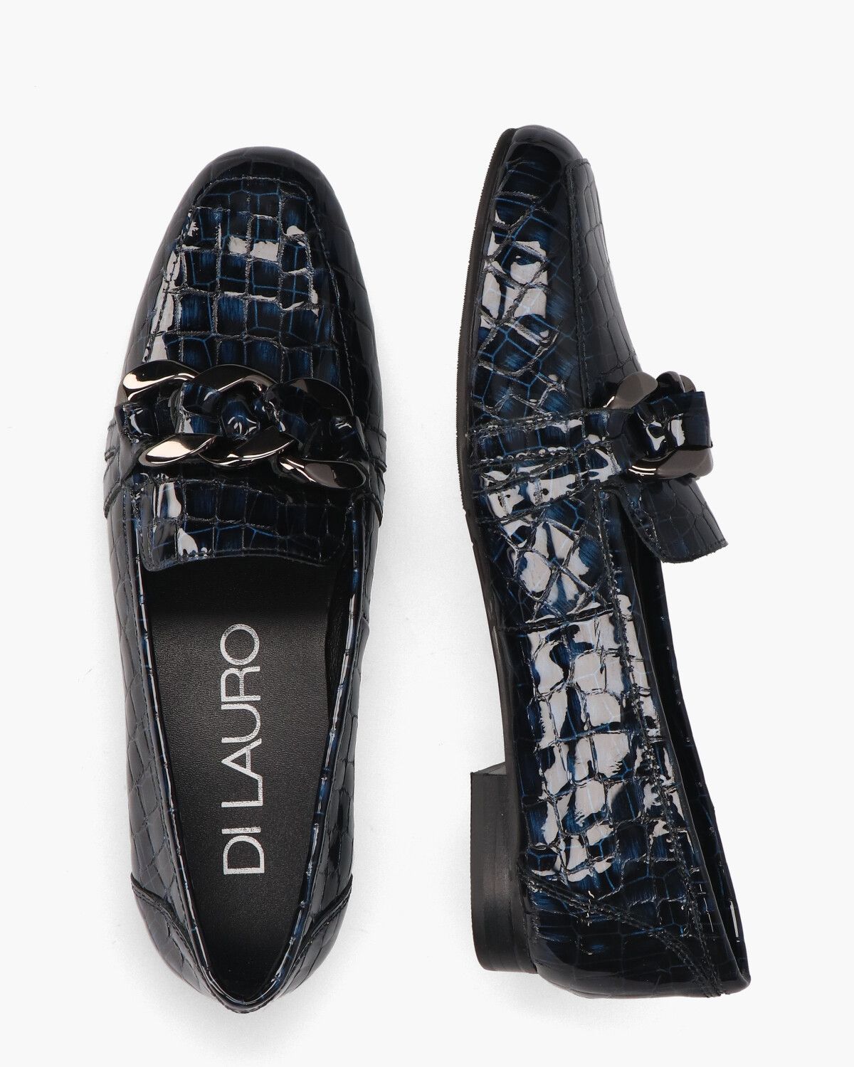 Sindy Donkerblauw Damesloafers