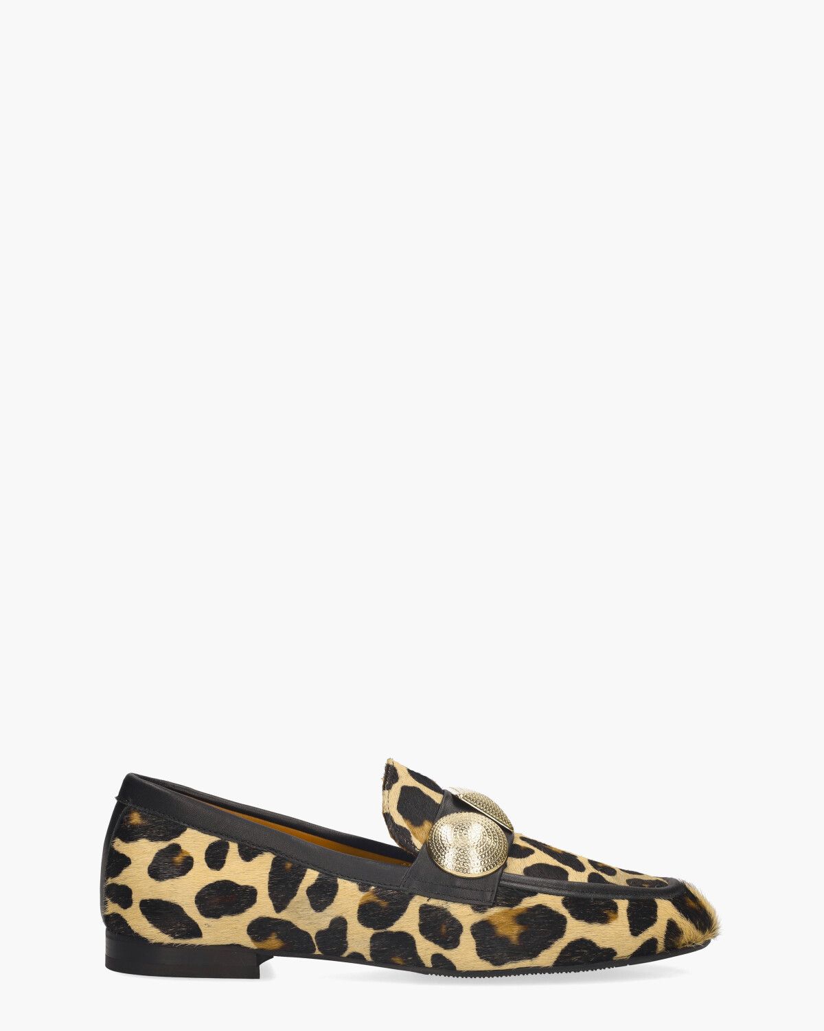 Yulu Zwart/Bruin Damesloafers