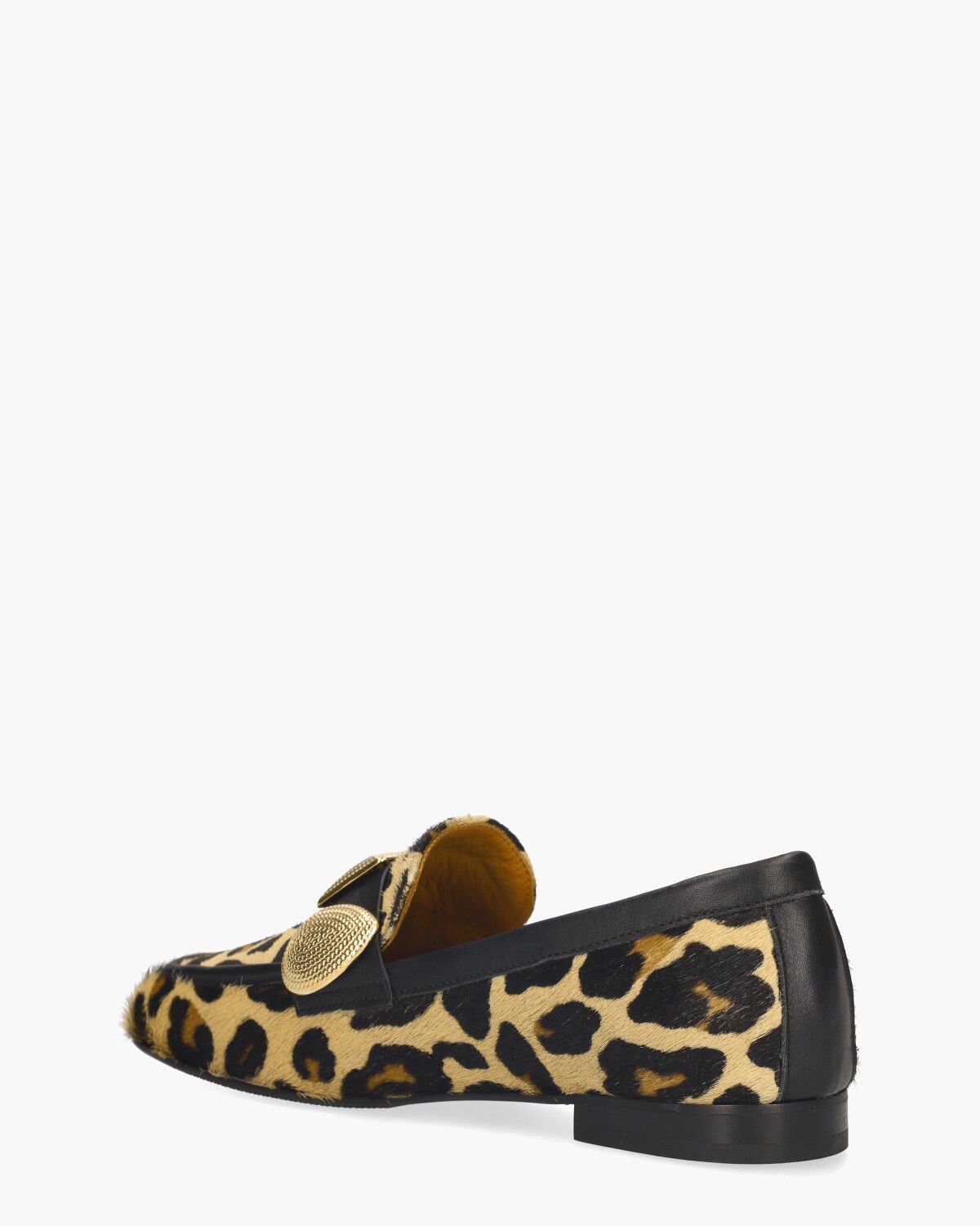 Yulu Zwart/Bruin Damesloafers
