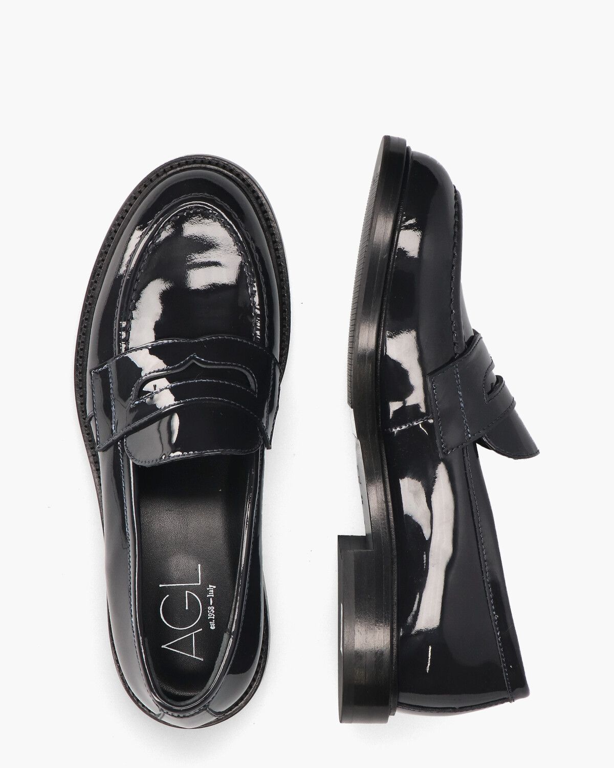 New College Donkerblauw Damesloafers